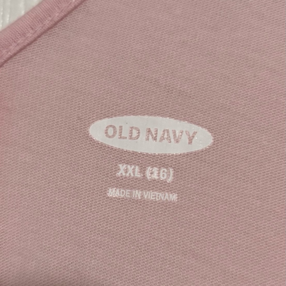 Old Navy Pink V-Neck Kids Dress - Picture 3 of 3